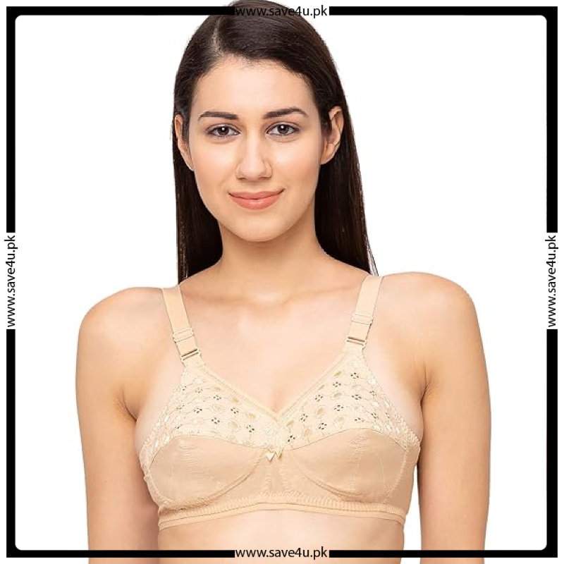 Non Padded Non Wired Embroidered For Women (Komal Bra)