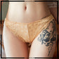 Pack of 3 Embroidered See Through Net Thong Panties