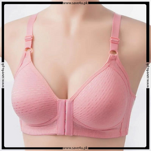 Load image into Gallery viewer, Front Hook Non Wired Thin Padded Bra
