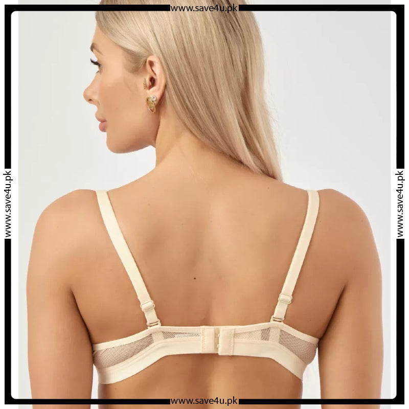 Soft Nylon Thin Padded Wired Bra