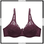 Non-Padded Underwired Mesh Bra