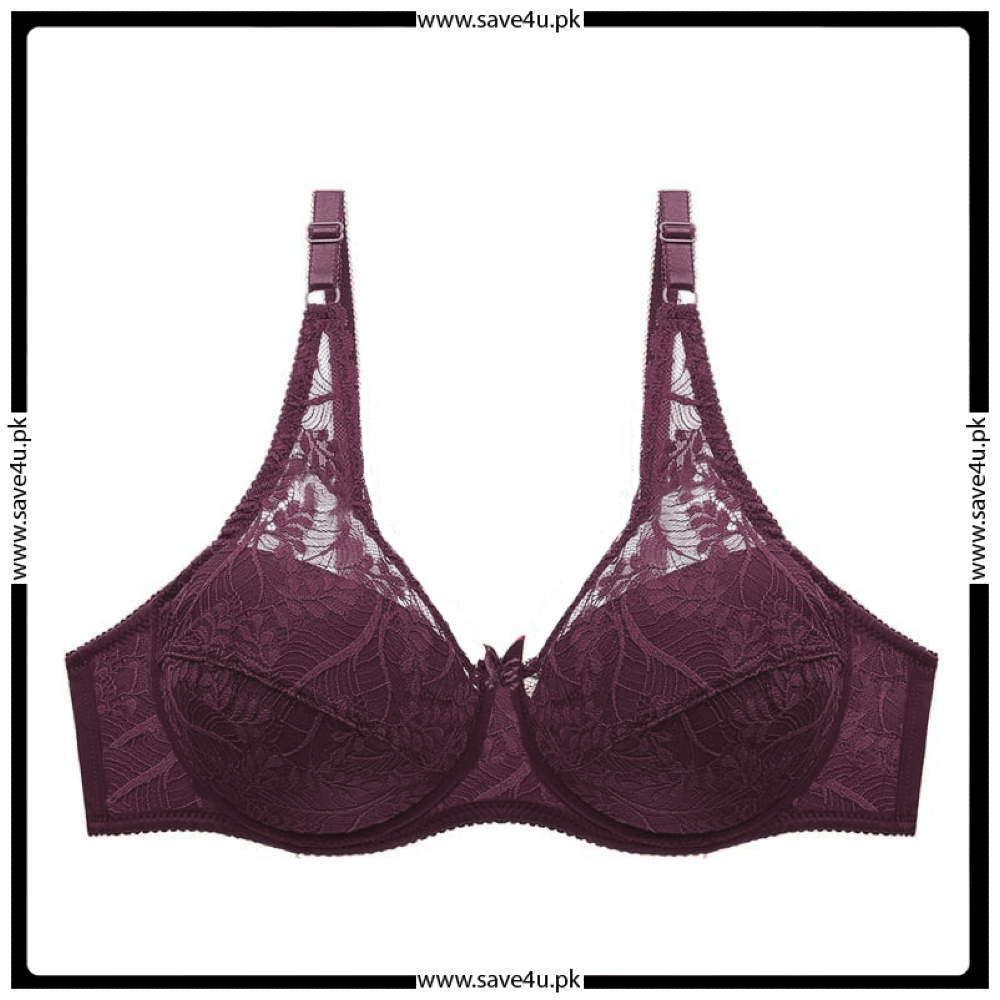Non-Padded Underwired Mesh Bra