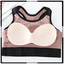 Load image into Gallery viewer, Pull Over Wireless Padded Sports Bra
