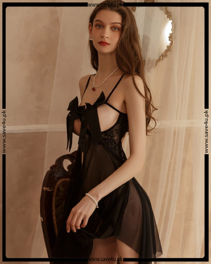 Blush Bow Elegance Linger