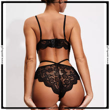 Load image into Gallery viewer, Alluring Soft Net Lingerie Set
