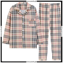Load image into Gallery viewer, Norch Collar Check Design Full Sleeves Summer&#39;s Pajama Set
