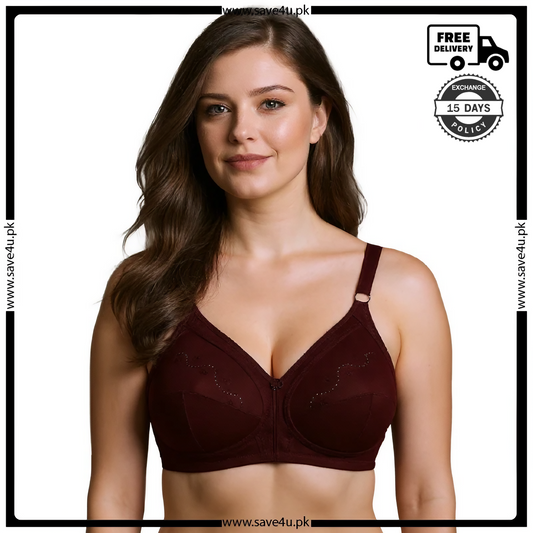 Ladies Full Coverage Comfortable Cotton Non-Padded Bra