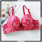 Ladies Seamless Floral Printed Design Padded Bra