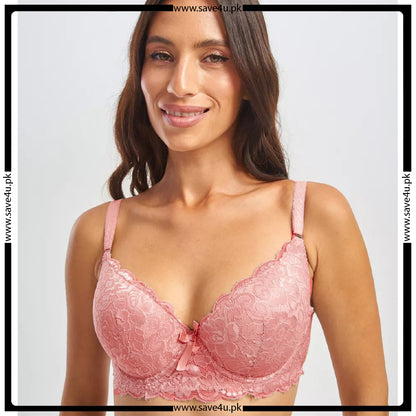 Full Lace Padded Push Up Bra