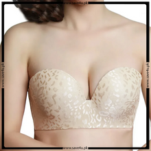 Load image into Gallery viewer, Underwire Embellished Floral Net Padded Bra
