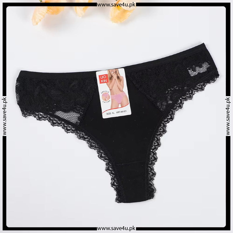 Pack of 2 Soft Touch Lacy Thongs