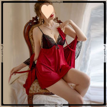 Load image into Gallery viewer, 3 Pcs Satin Silk Elegant Nighty
