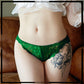 Pack of 3 Embroidered See Through Net Thong Panties