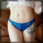 Pack of 3 Embroidered See Through Net Thong Panties