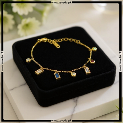 Gold Color Imported Chain Bracelet