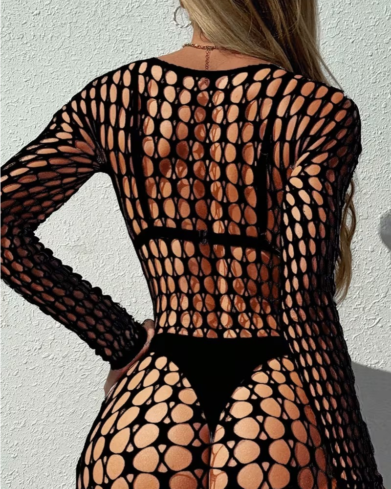 Mesh Luxe Beach Cover-Up Stocking