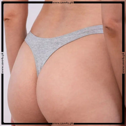 Pack of 2 Thong Soft Cotton Panties