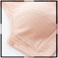 Padded Zipper Front Open Non Wired Support Bra