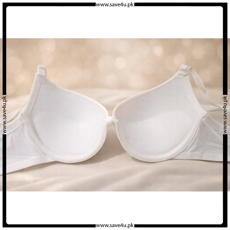 Thin Padded Push Up Plain Bra