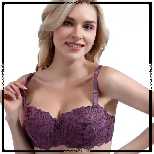 Full Lace Underwired Bra with Soft Padding