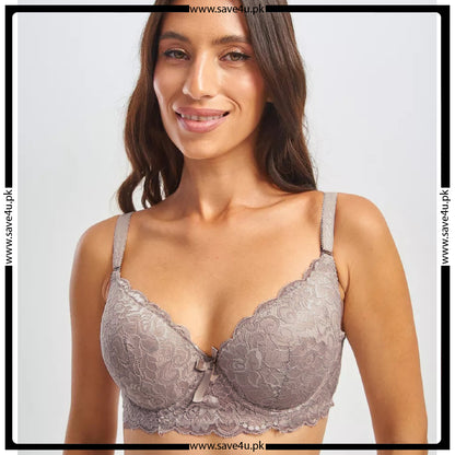 Full Lace Padded Push Up Bra