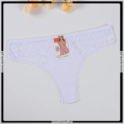 Pack of 2 Soft Touch Lacy Thongs