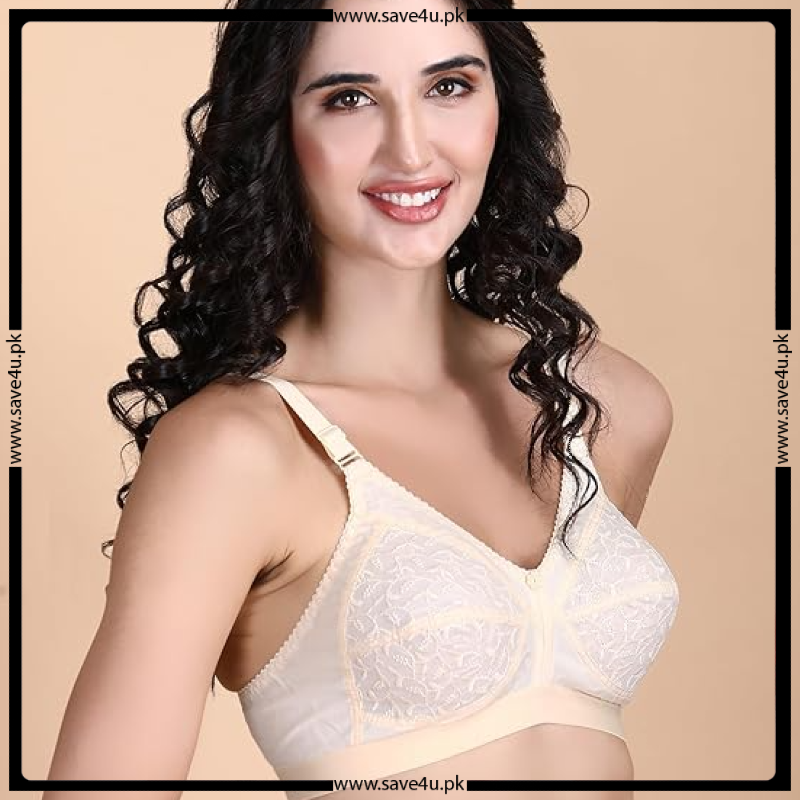 Non Padded Non Wired Embroidered Bra