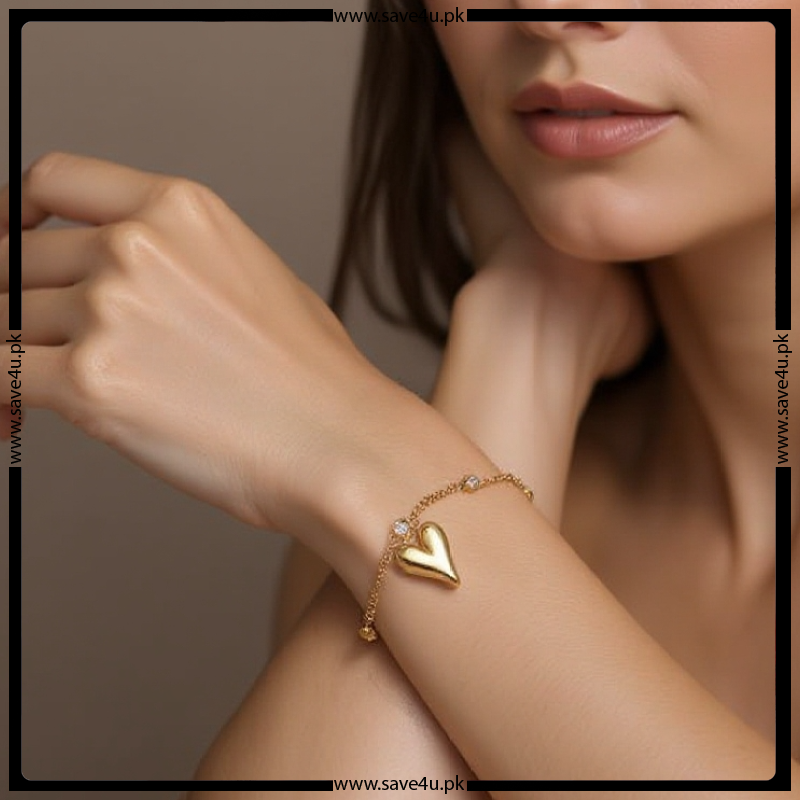 Gold Color Imported Chain Bracelet