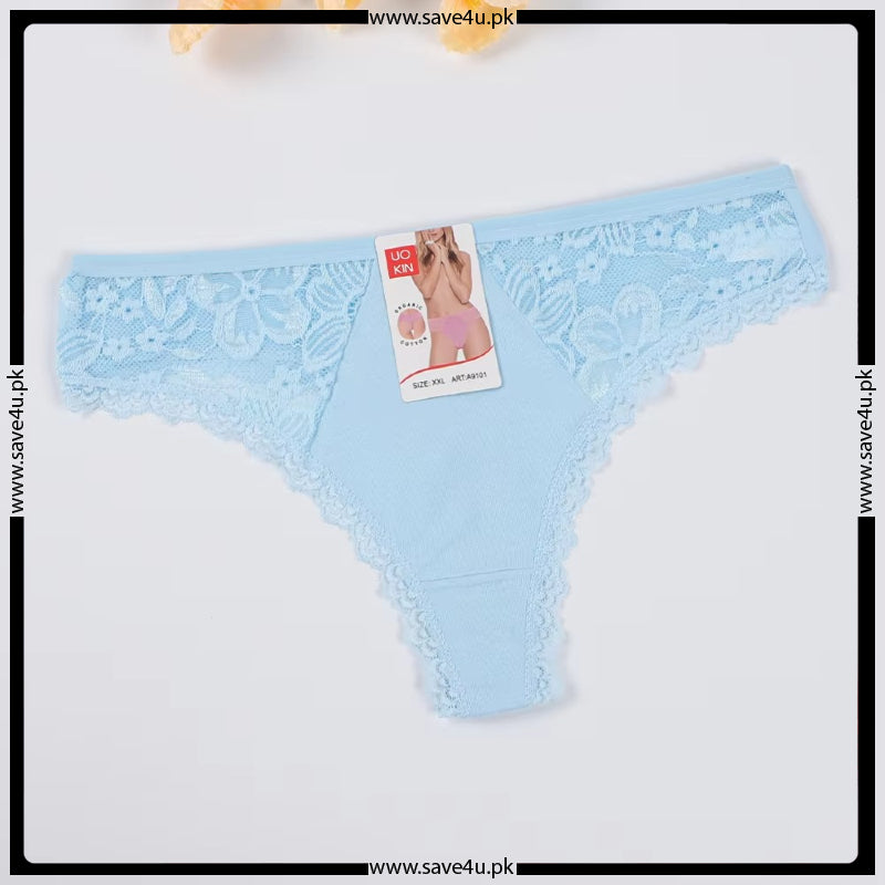Pack of 2 Soft Touch Lacy Thongs