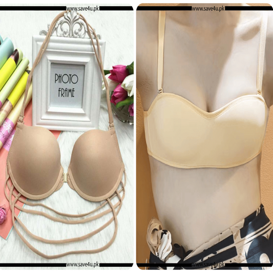 Pack of 2 Thin Padded Wired Bra