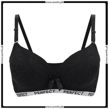 Load image into Gallery viewer, Lacy Padded Push Up Wired Sports bra
