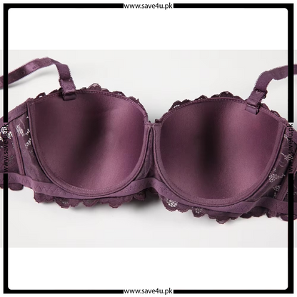 Full Lace Underwired Bra with Soft Padding