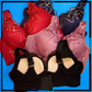 Floral Design Non Wired Double Padded Push Up Bra