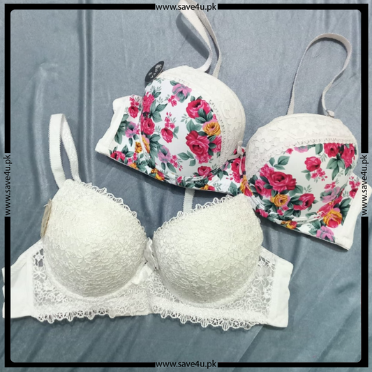 Pack Of 2 Lace Padded Bra