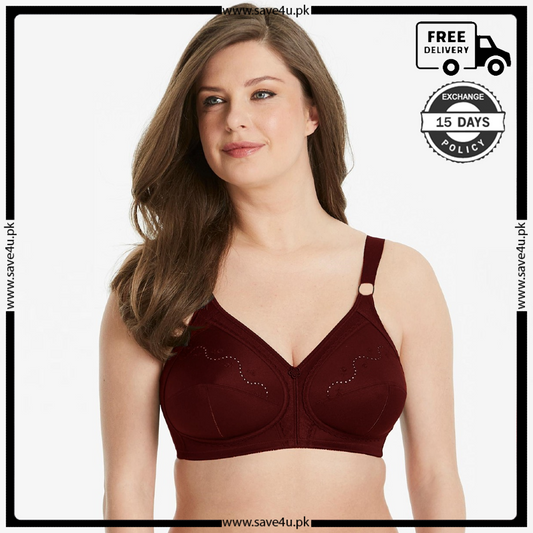 Ladies Full Coverage Comfortable Cotton Non-Padded Bra