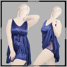 Load image into Gallery viewer, Satin Silk Chic Mini Nightgown With Panty
