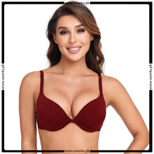 Load image into Gallery viewer, Lightly Padded Underwired Knot Bra
