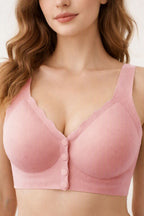 CloudSoft Front Button Seamless Comfort Bra