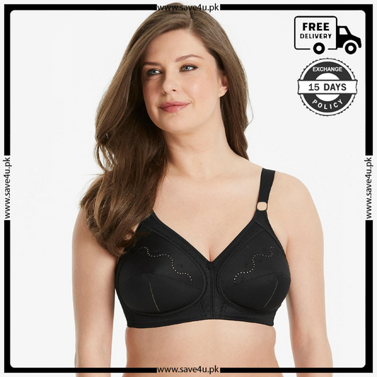 Ladies Full Coverage Comfortable Cotton Non-Padded Bra
