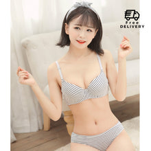Load image into Gallery viewer, Women Printed Padded Ring Bra Set
