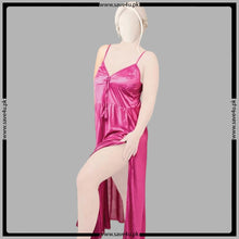 Load image into Gallery viewer, Satin Long Slip Night Gown Nighty

