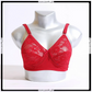 Lace Cups Cotton Band Non Wired Bra