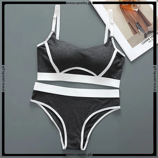 Soft Removable Padded Sports Bra Set