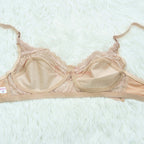 Lace Trim Non Padded Jersey Bra
