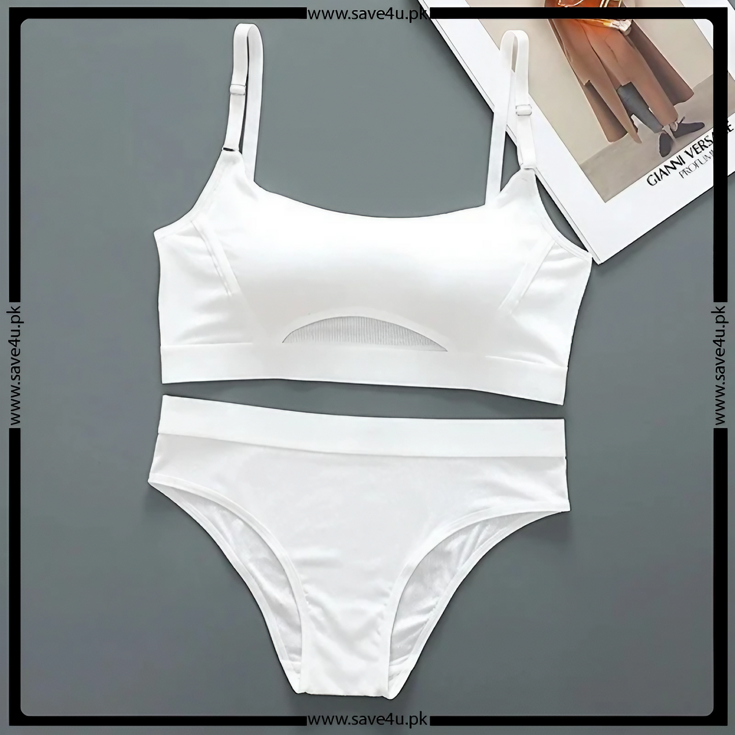 Soft Removable Padded Sports Bra Set