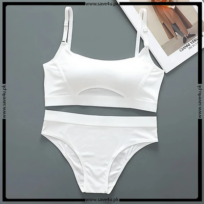 Soft Removable Padded Sports Bra Set