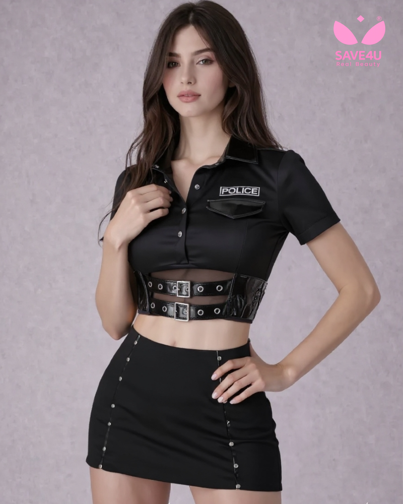 Authority Chic Set With Leg Stocking