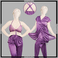 Gentle Touch Satin Silk Pajama Set