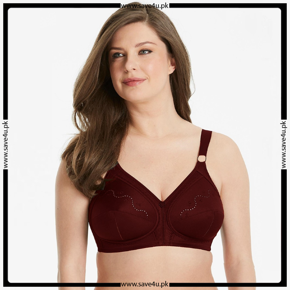 Ladies Full Coverage Comfortable Cotton Non-Padded Bra