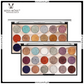 MISS ROSE 18-Color Sequin Glitter Eyeshadow Palette